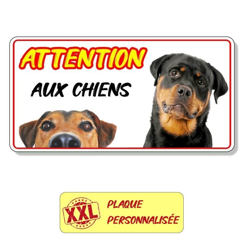 Plaque pour chiens personnalisée - Plaque chien avec photo et texte