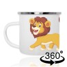 Tasse émaillée personnalisable sur 360°